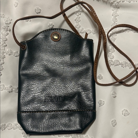 Heroing Handbags - Heroing small green leather crossbody bag. Good used condition